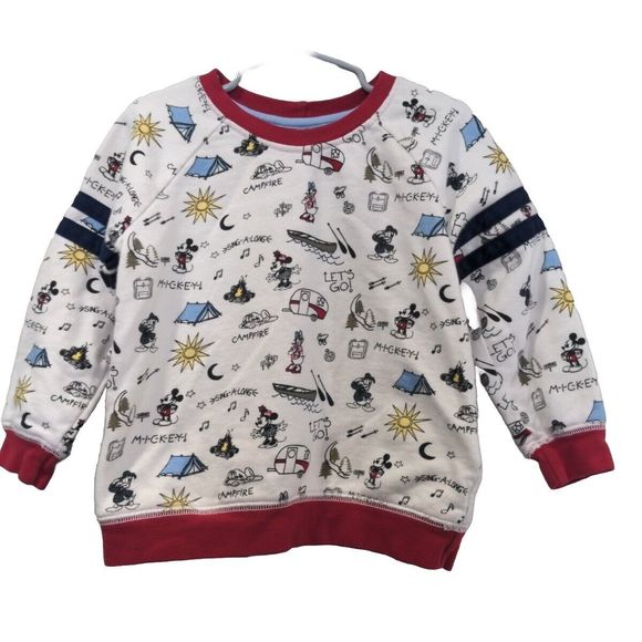 Hanna Andersson x Disney Toddler Camper Pullover Sweater Size 100cm (3T) - Picture 1 of 11